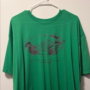 Green Notre Dame Stadium T-Shirt